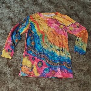 Dearscloth Multicolored Womens Longsleeved Shirt